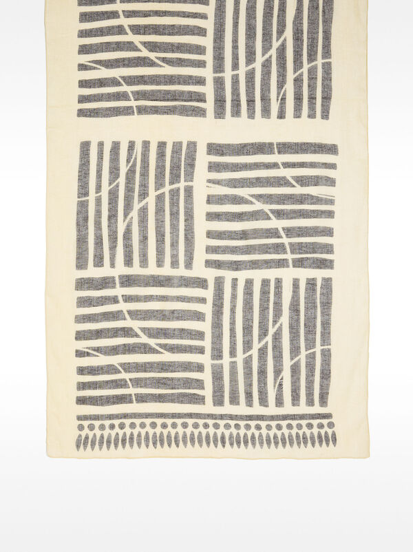 Cotton printed scarf