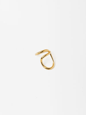 Golden Stainless Steel Ring image number 3.0