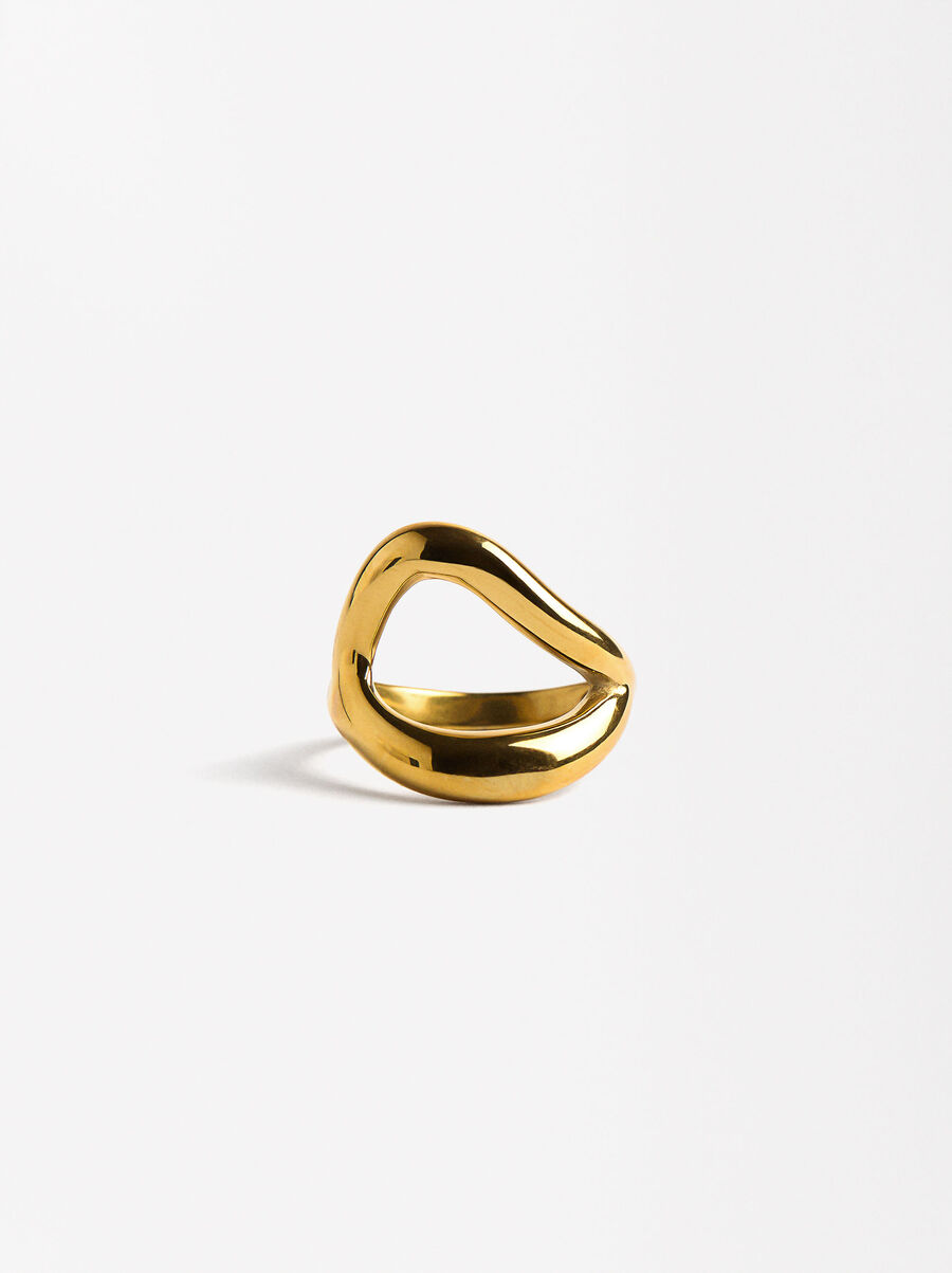 Bague vague - acier inoxydable