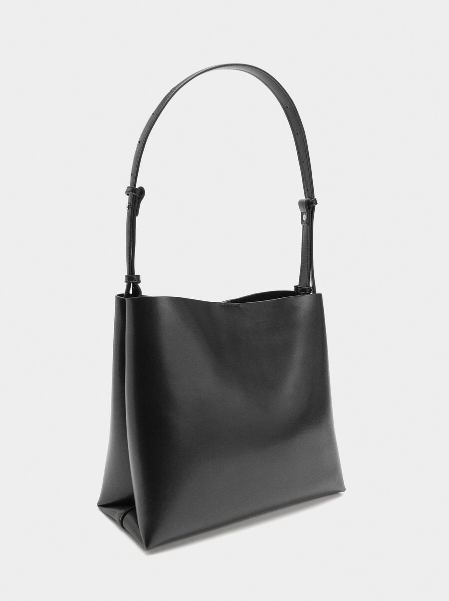 Bolso de hombro liso
