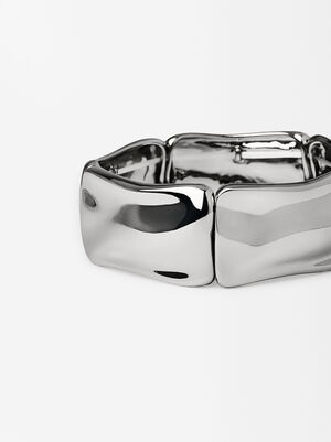Silver Elastic Bracelet