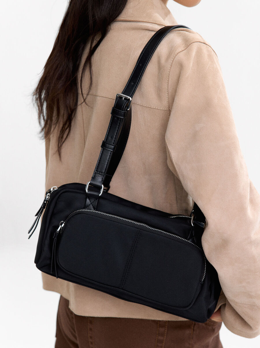 Bolso de hombro de nylon