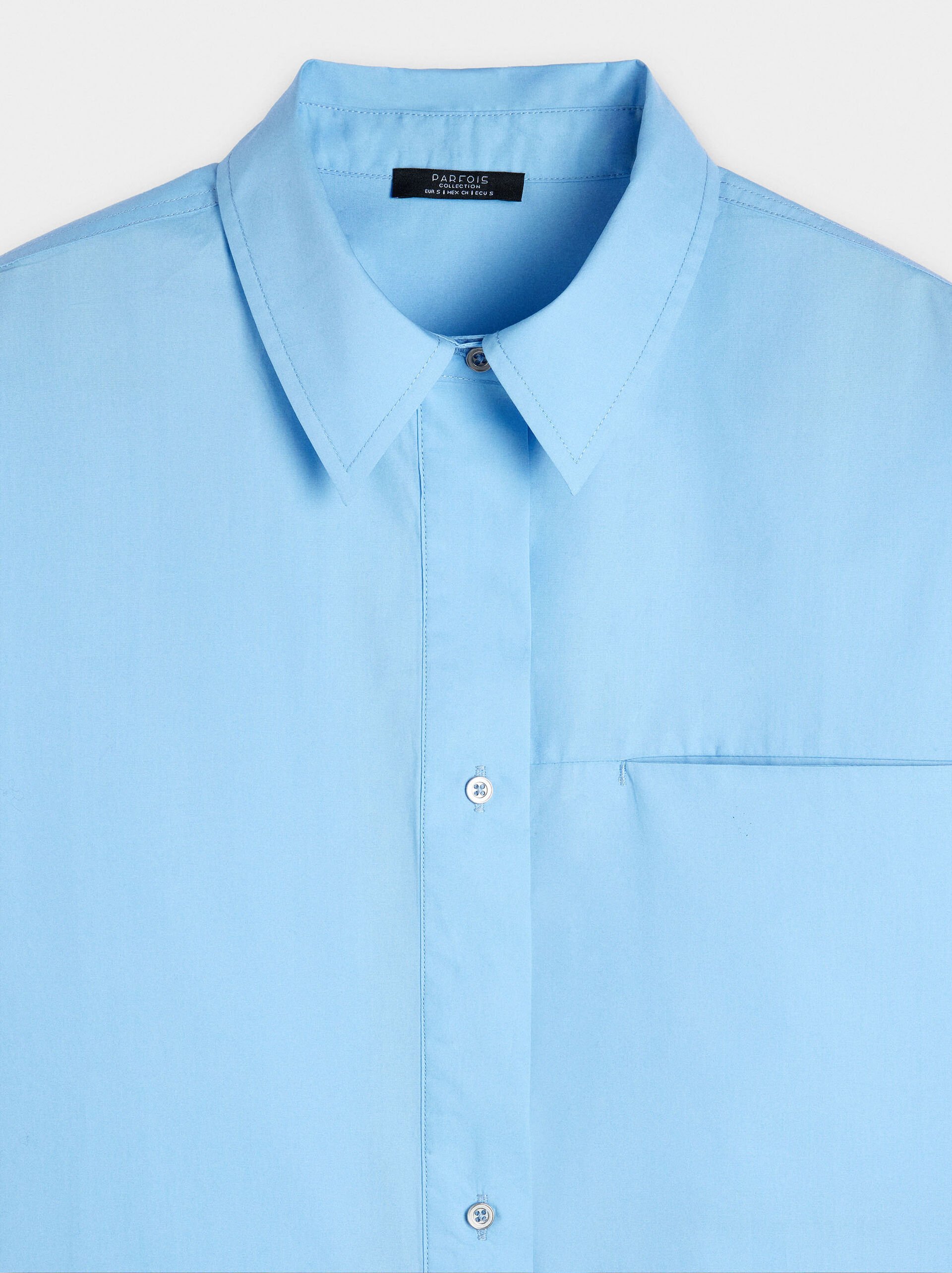 Long-sleeve shirt with 100% cotton image number 7.0