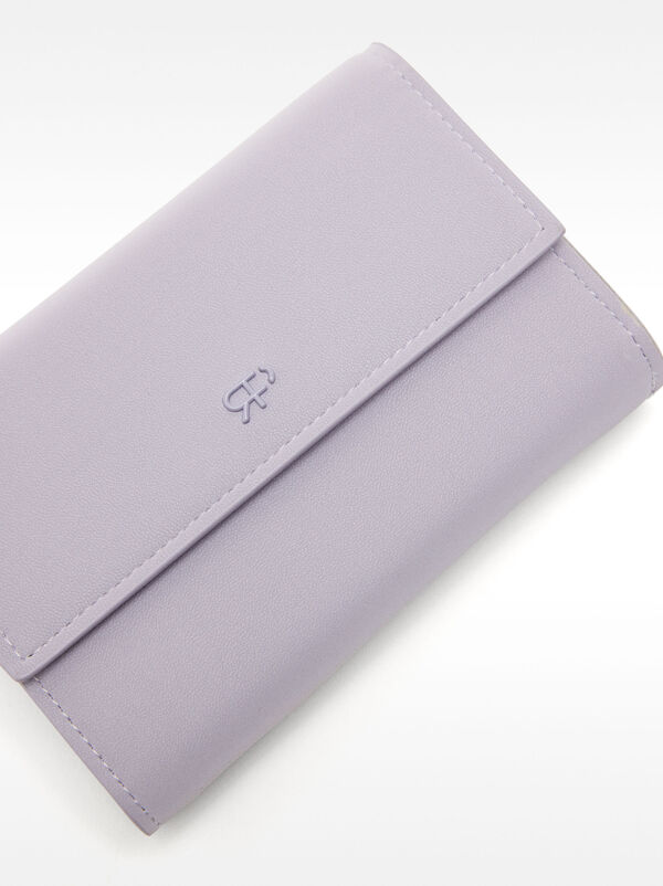 Soft texture flap wallet