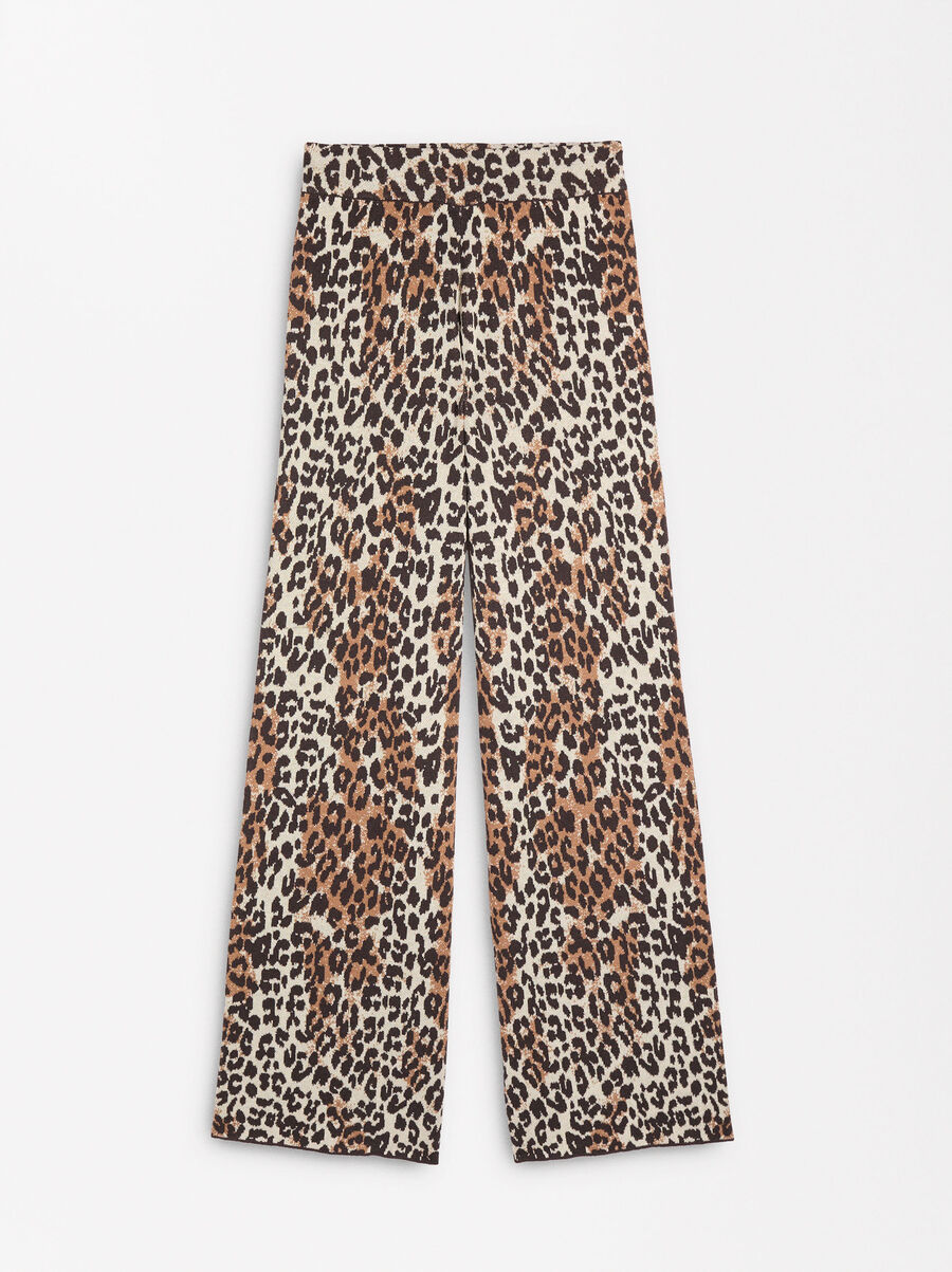 Pantalón de punto Jacquard