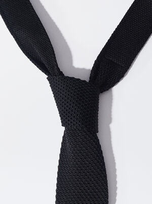 Teksturowany Krawat image number 2.0
