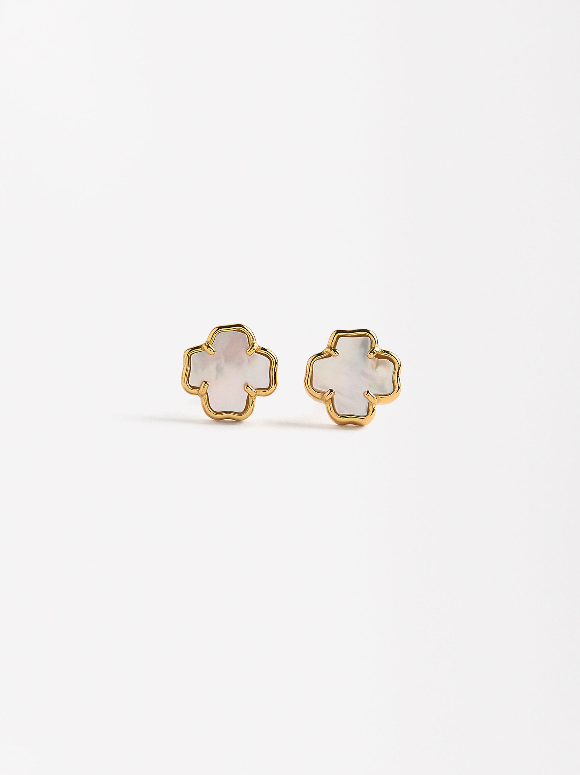 Cross earrings - 925 sterling silver image number 0.0