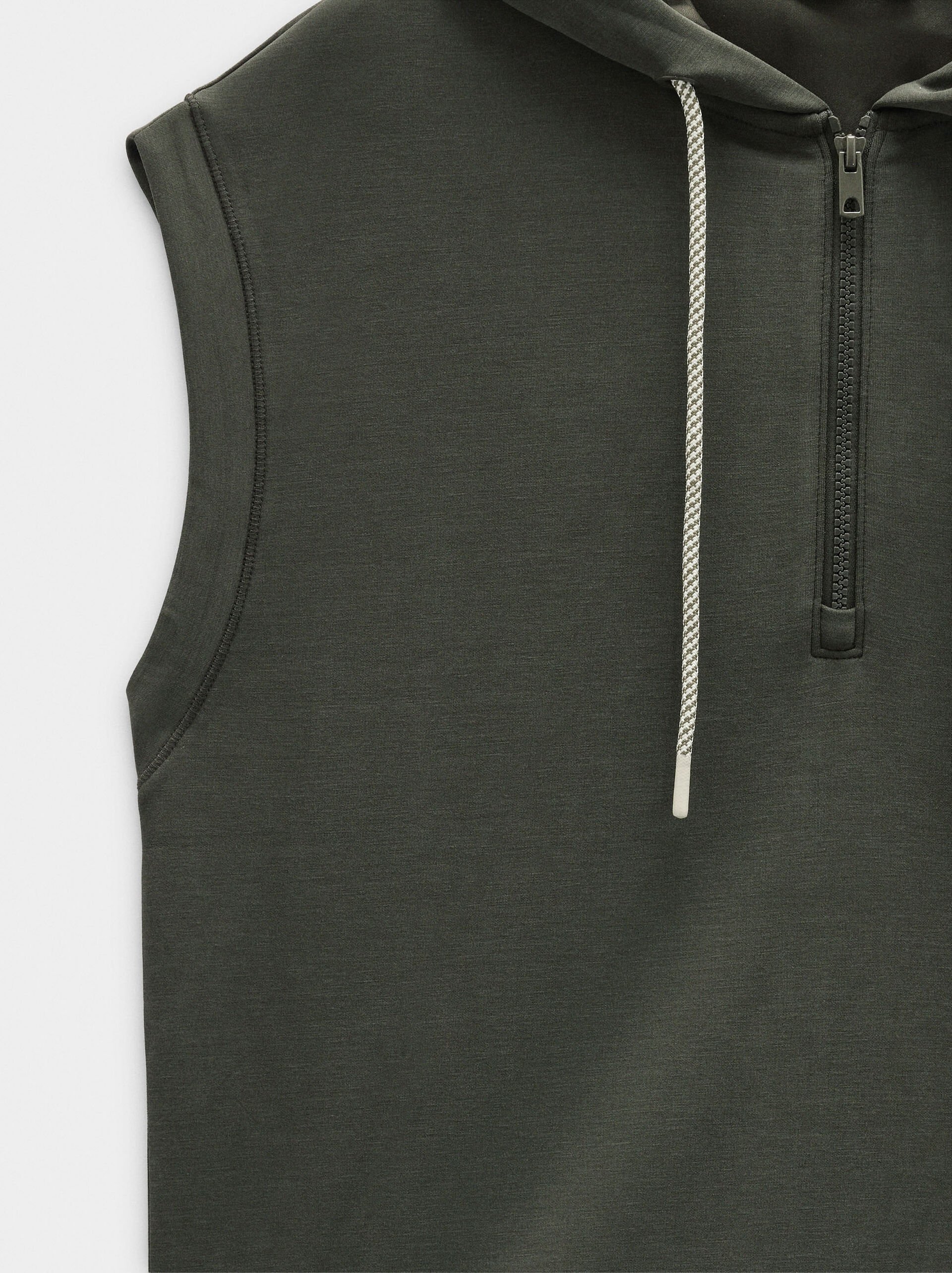 Sleeveless sweatshirt soft touch image number 5.0