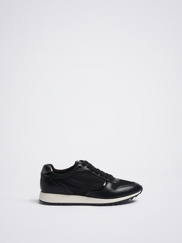 Running Contrast Trainers, Black, hi-res