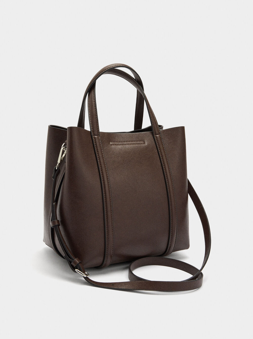 Tote bag with crossbody strap M