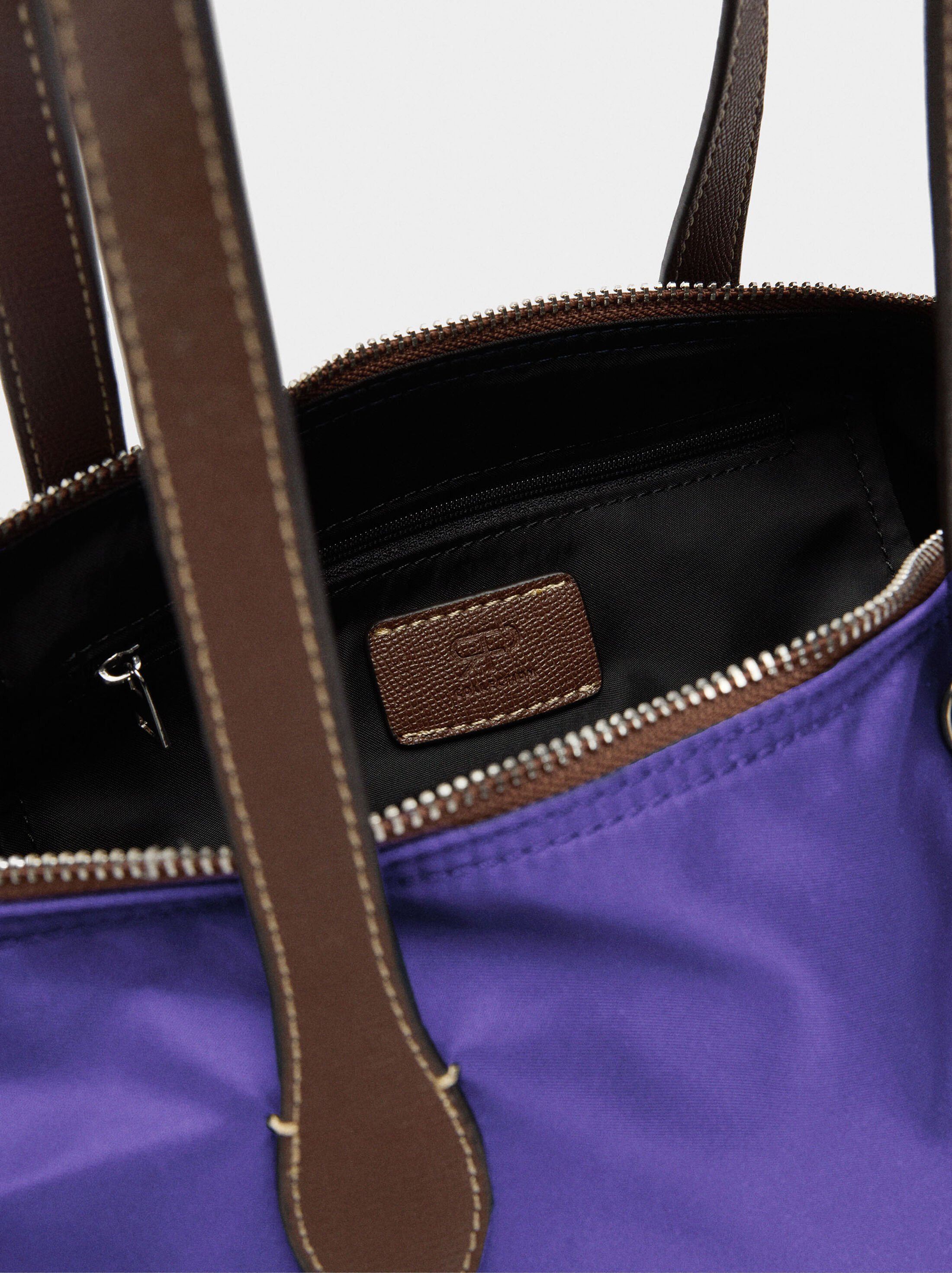 Nylon shopper bag S image number 4.0