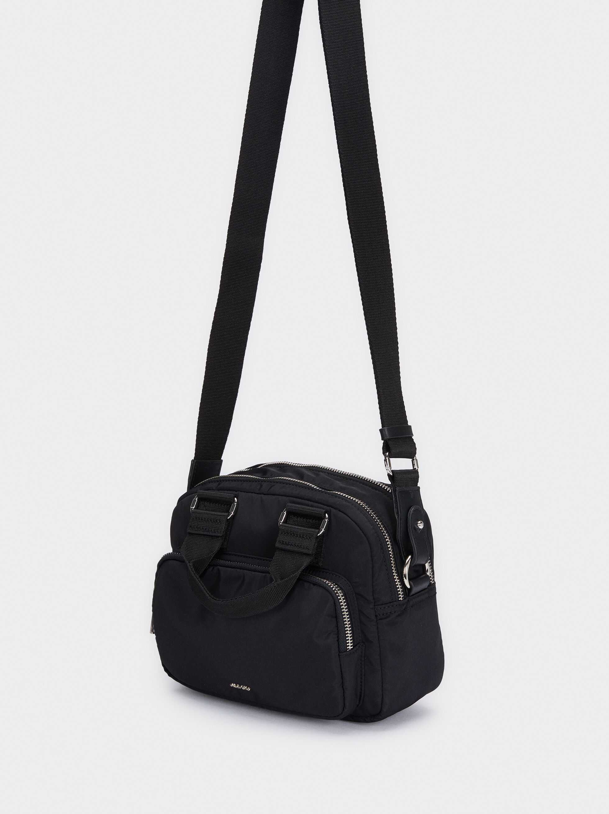 Nylon tote bag with shoulder strap Clearance