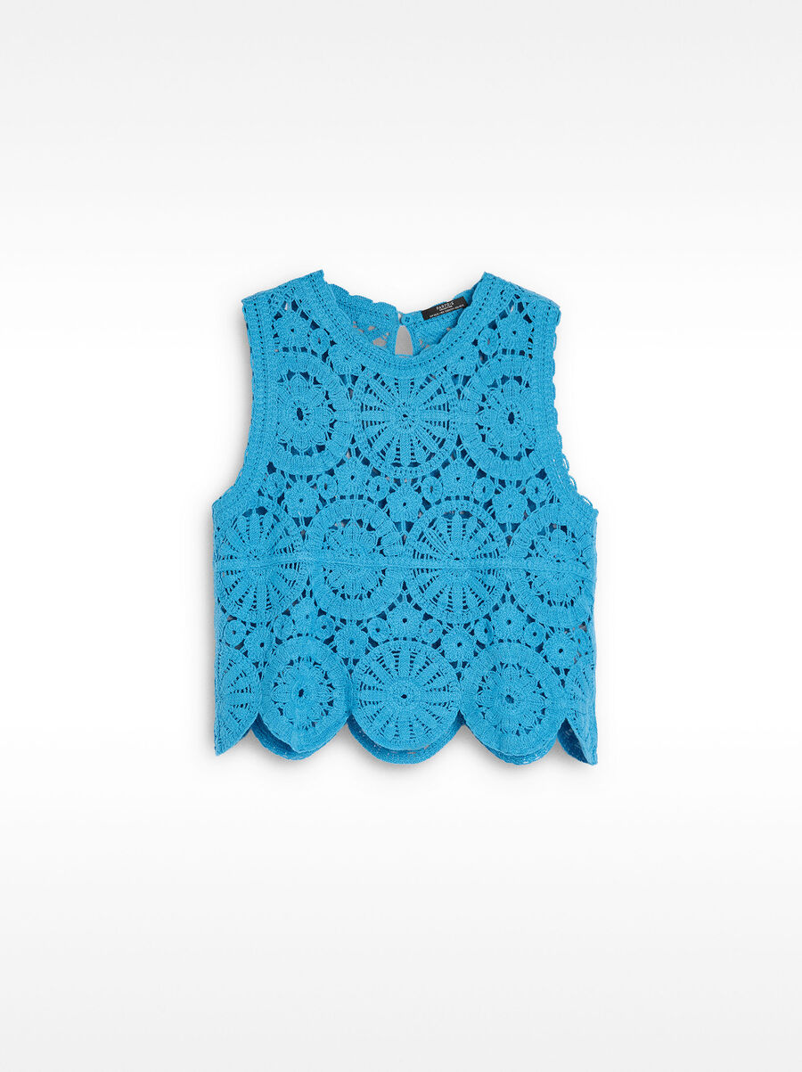 Top in maglia 100% cotone