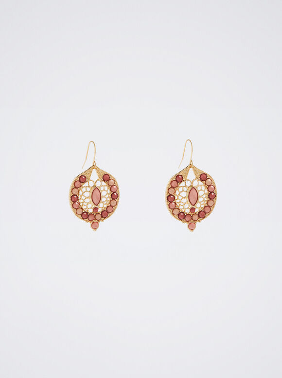 Multicoloured Earrings, Multicolor, hi-res