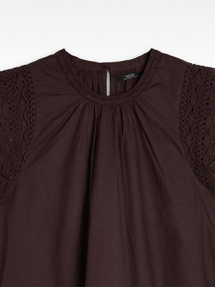 Short crochet dress 100% cotton