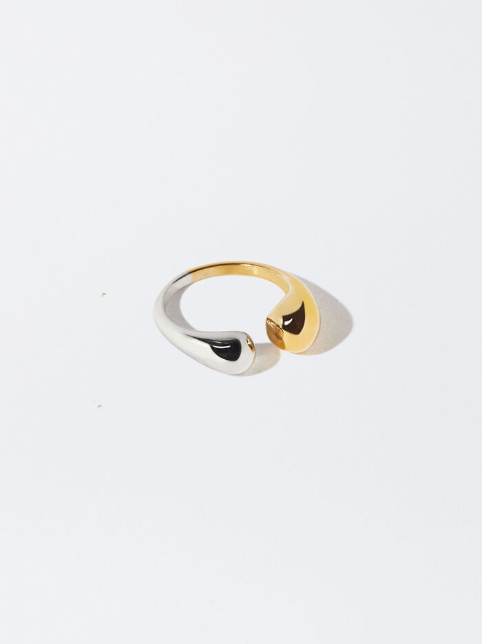 Two-Tone Steel Ring