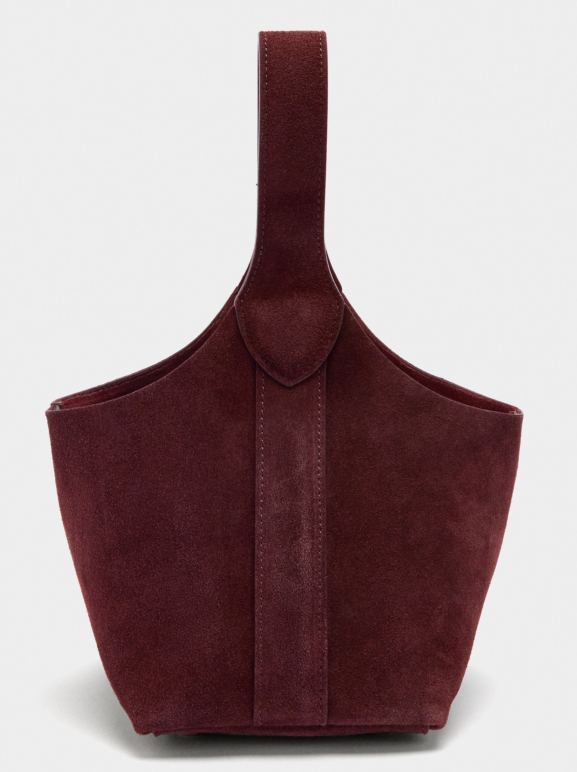 Suede bucket bag image number 1.0
