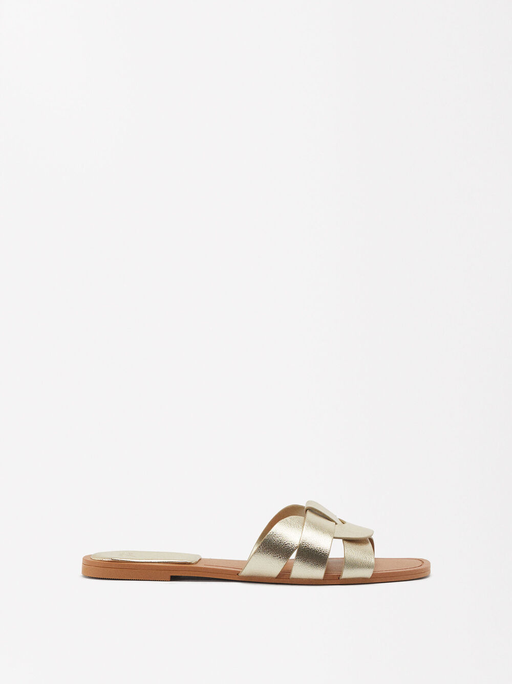 Flat Crossed Sandals