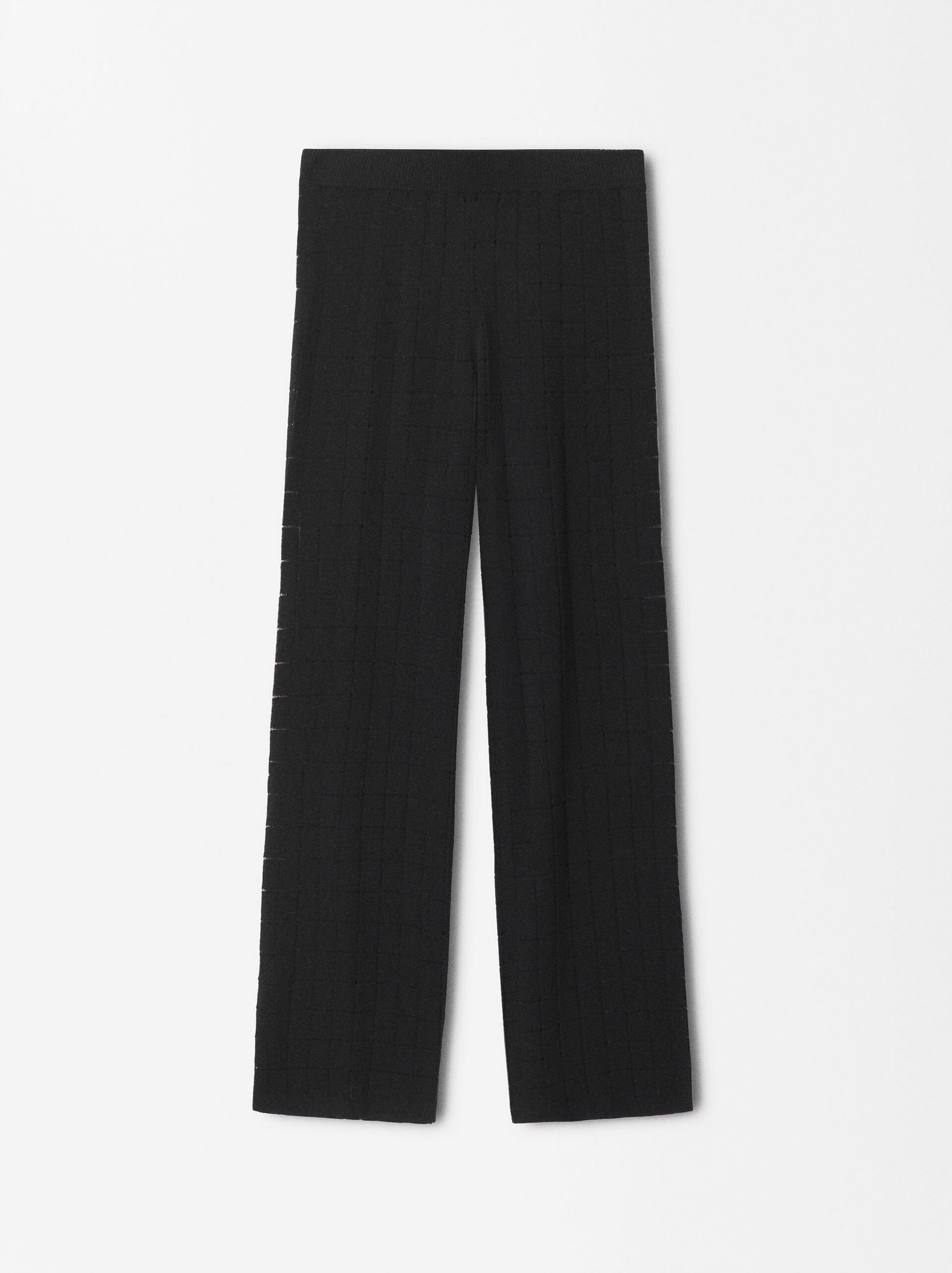 Pointelle Knit Trousers image number 1.0