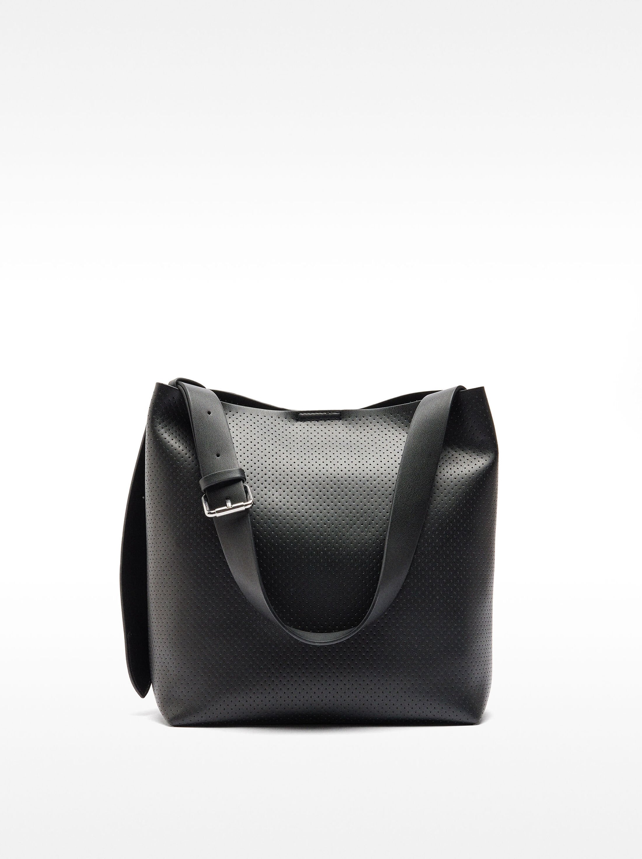 Shoulder bag with texture image number 0.0