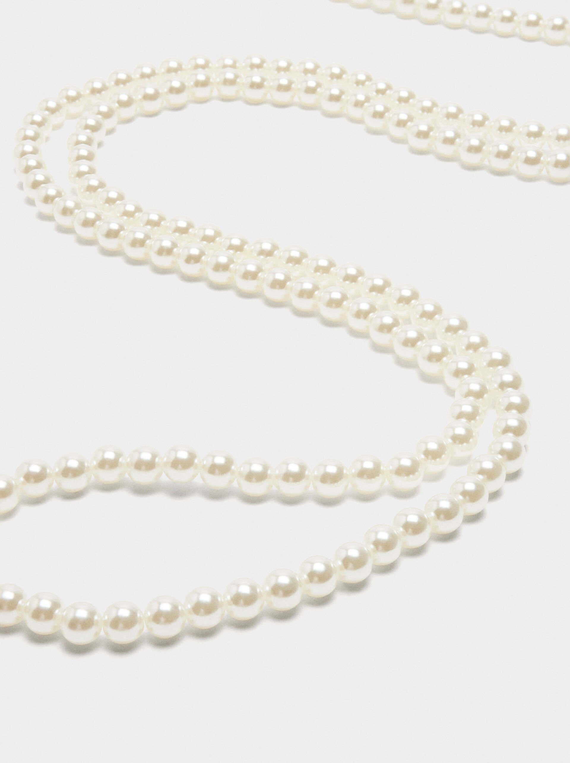 Collier en perles à deux tours image number 2.0