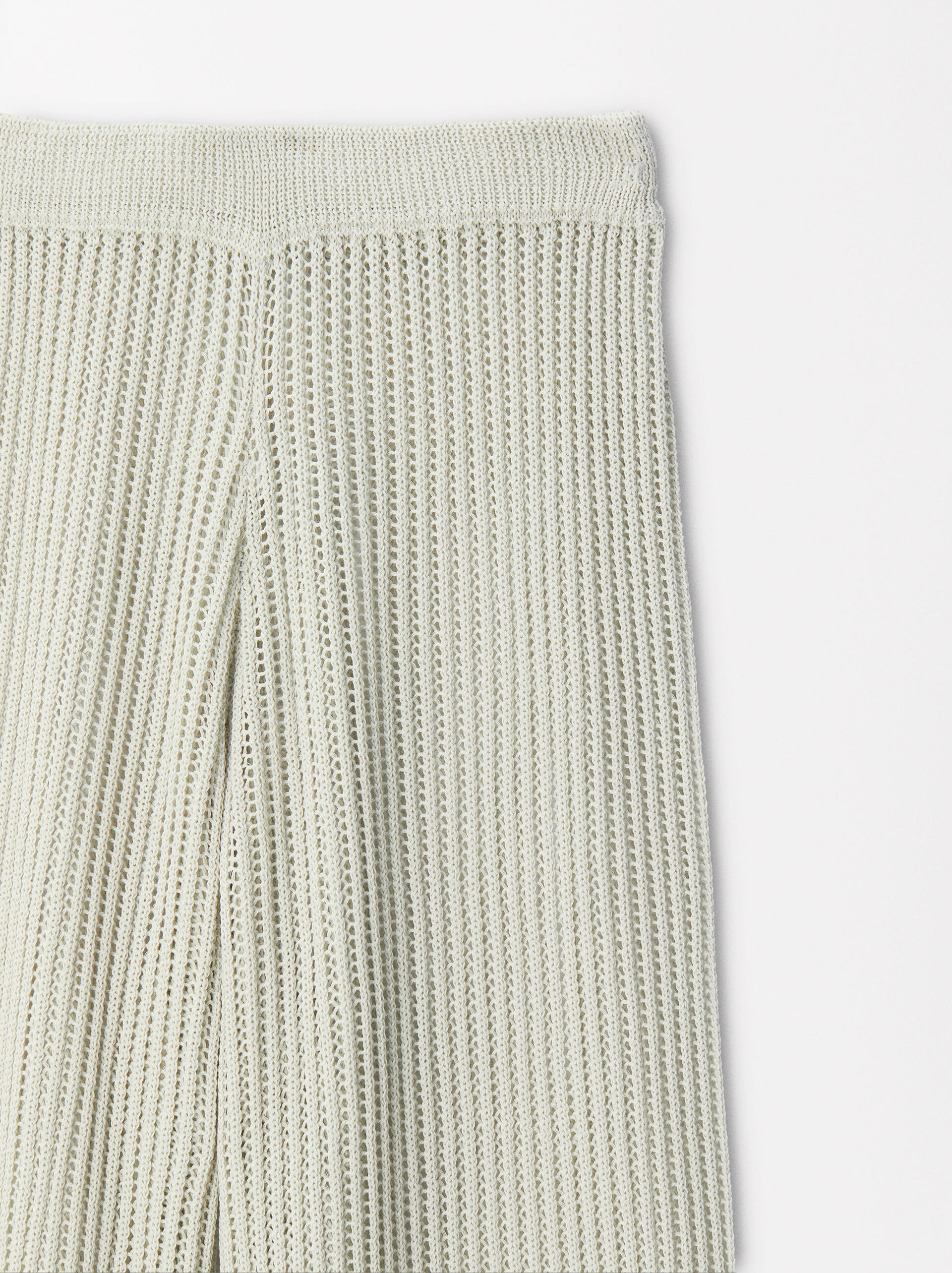 Straight Knit Trousers