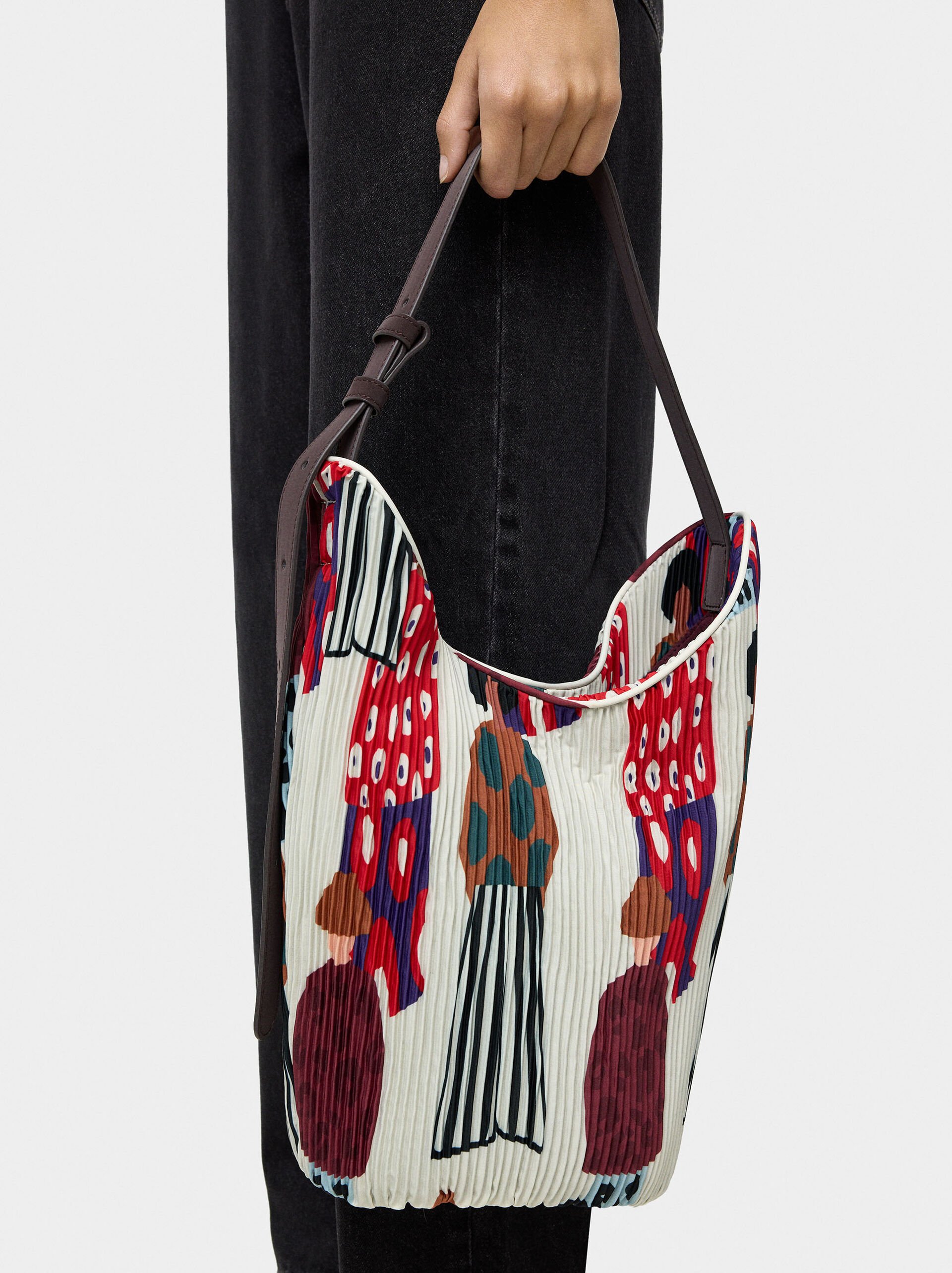 Sac à épaule en nylon pochette intérieure image number 1.0