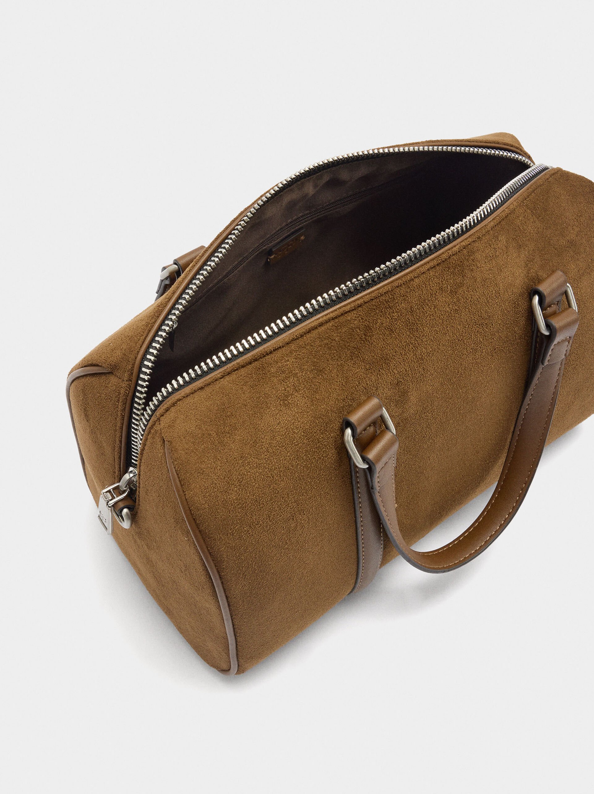 Bowling bag with suede effect image number 3.0