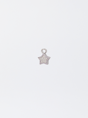 925 Silver Star Charm, Violet, hi-res