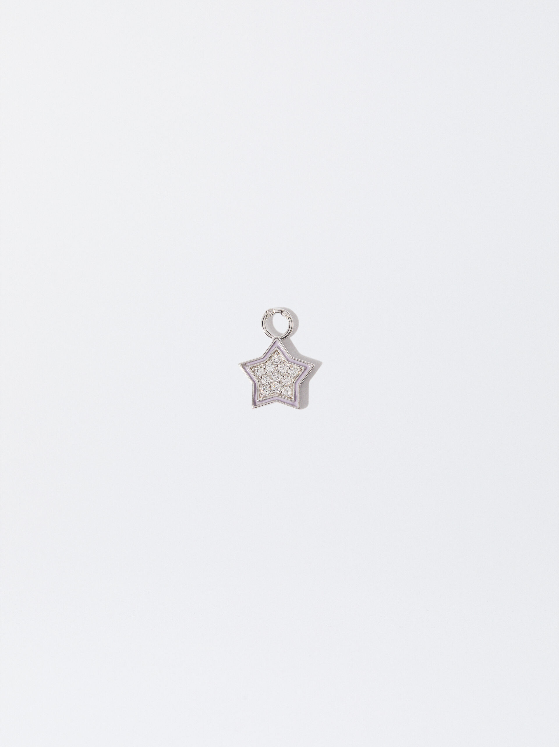 925 Silver Star Charm image number 0.0