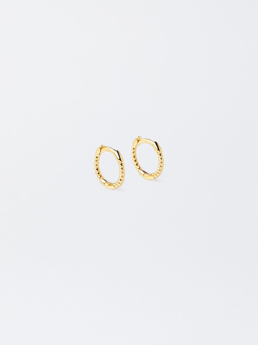 Pendientes de aro de plata 925