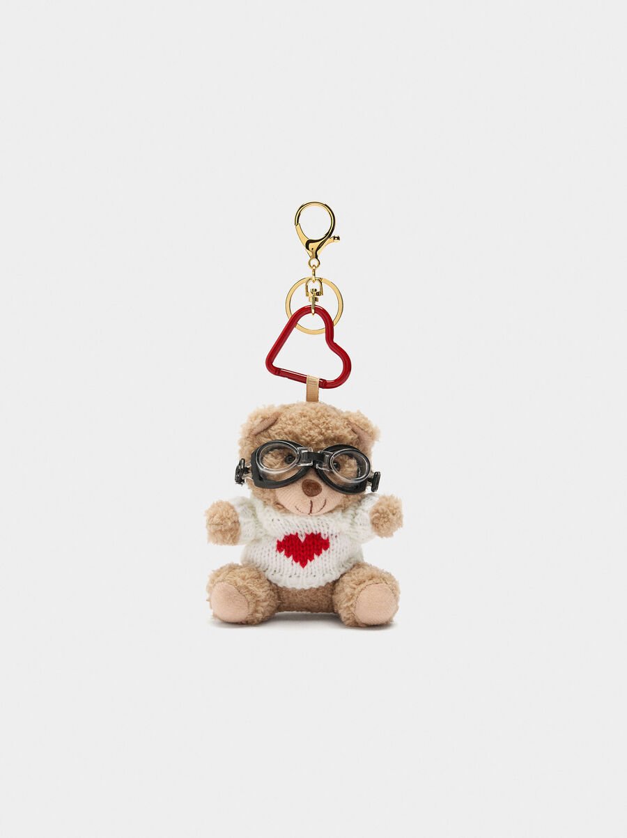 Bear keychain charm