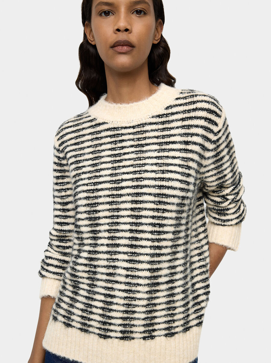 Jersey de punto a rayas