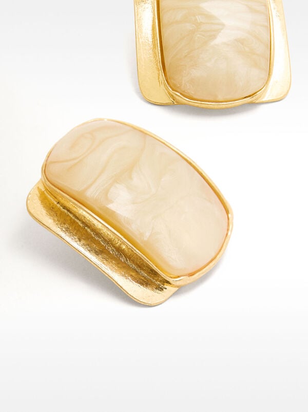 Maxi rectangular earrings
