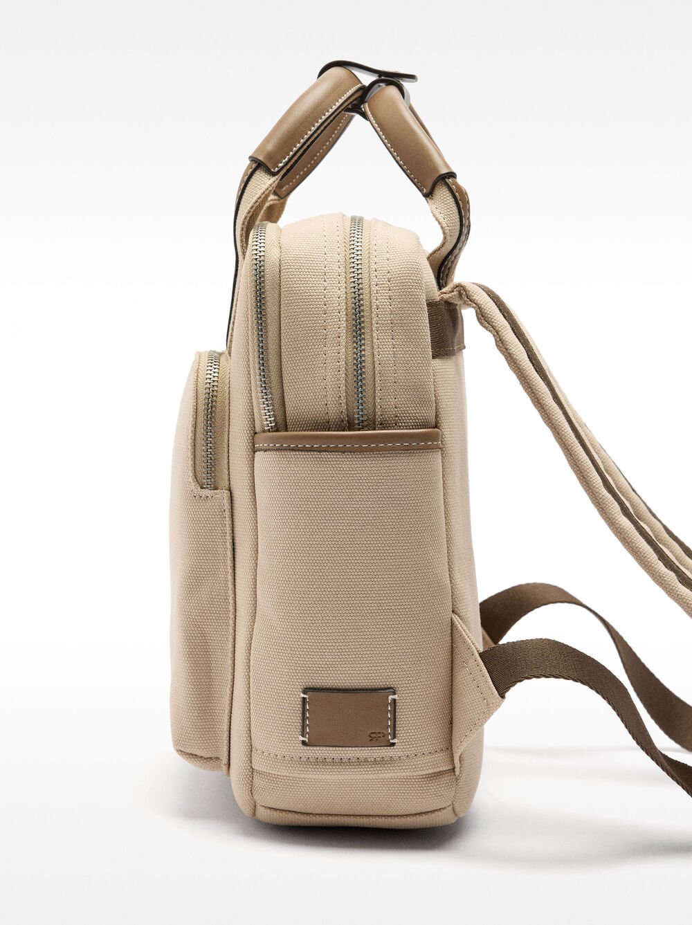 Basic canvas backpack