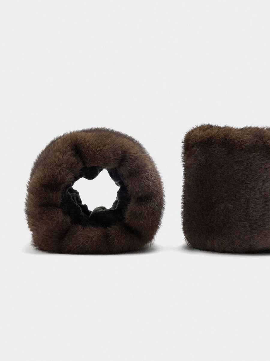 Puños de efecto pelo