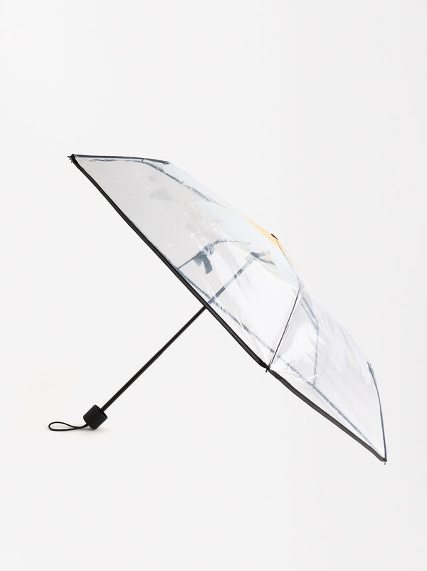 Medium umbrella with daisy