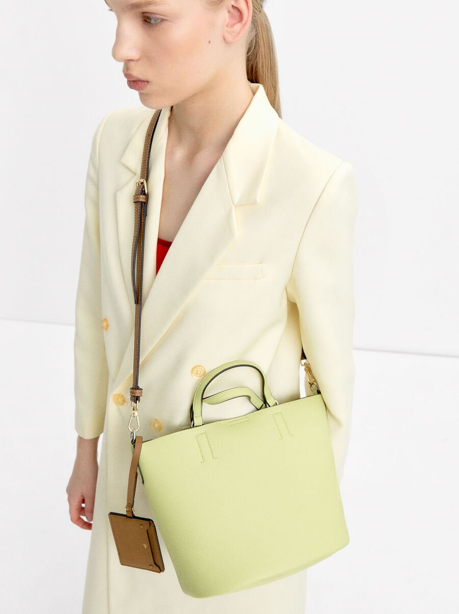 Tote bag with charm