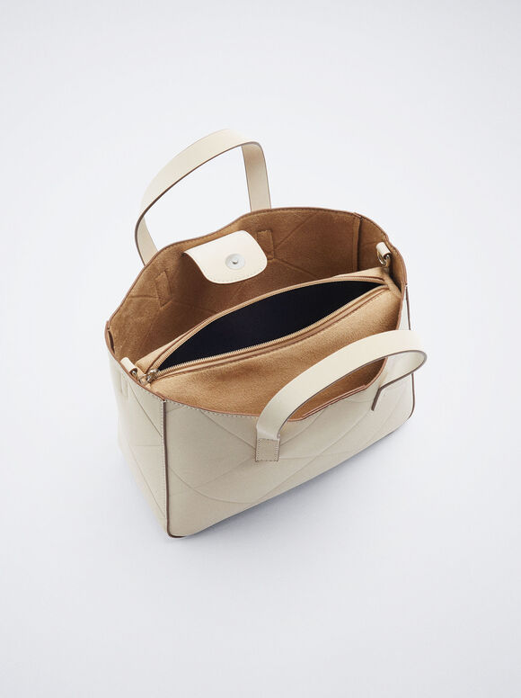 Everyday Tote Bag, Ecru, hi-res