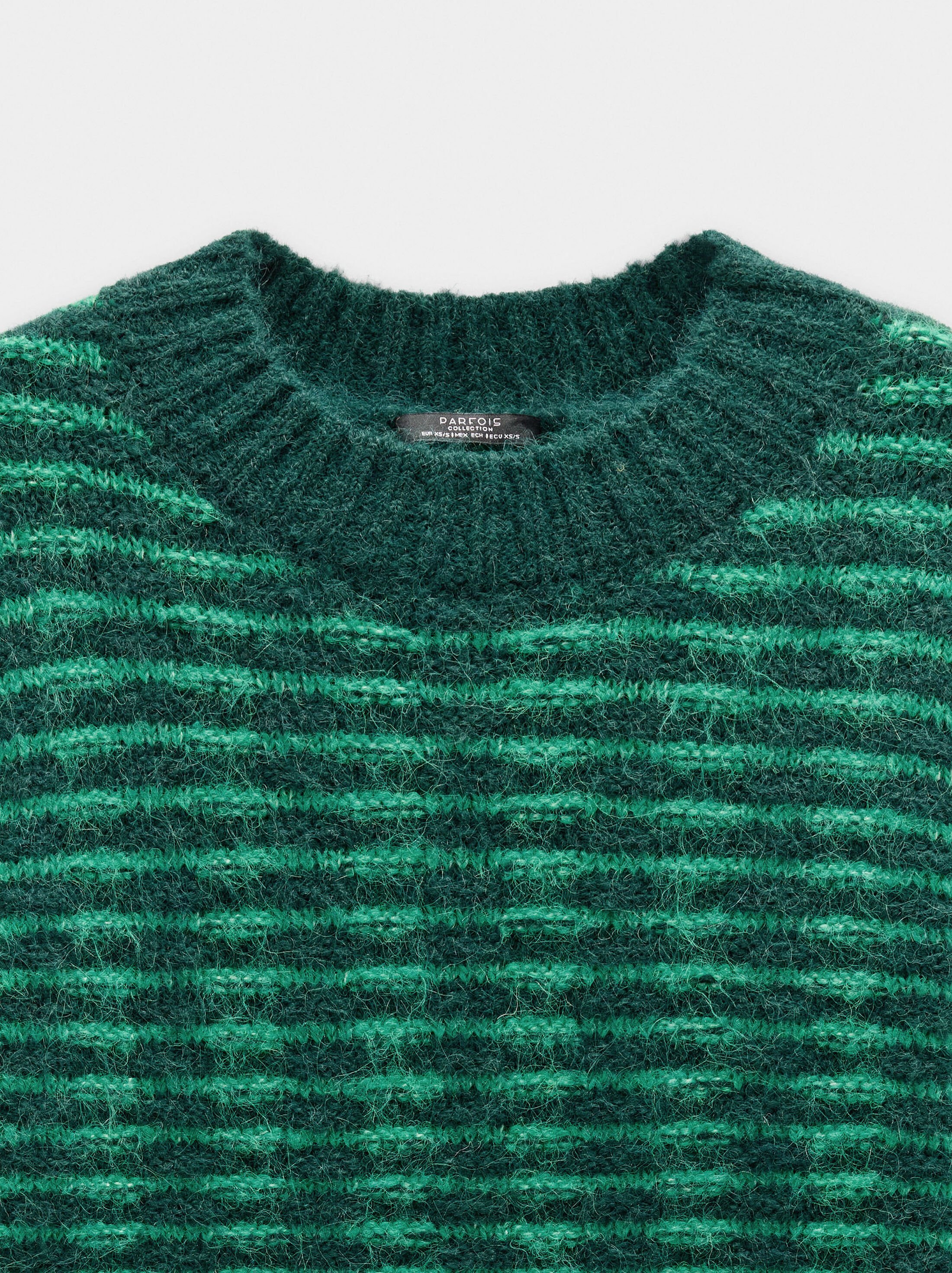 Knit sweater with stripes image number 5.0