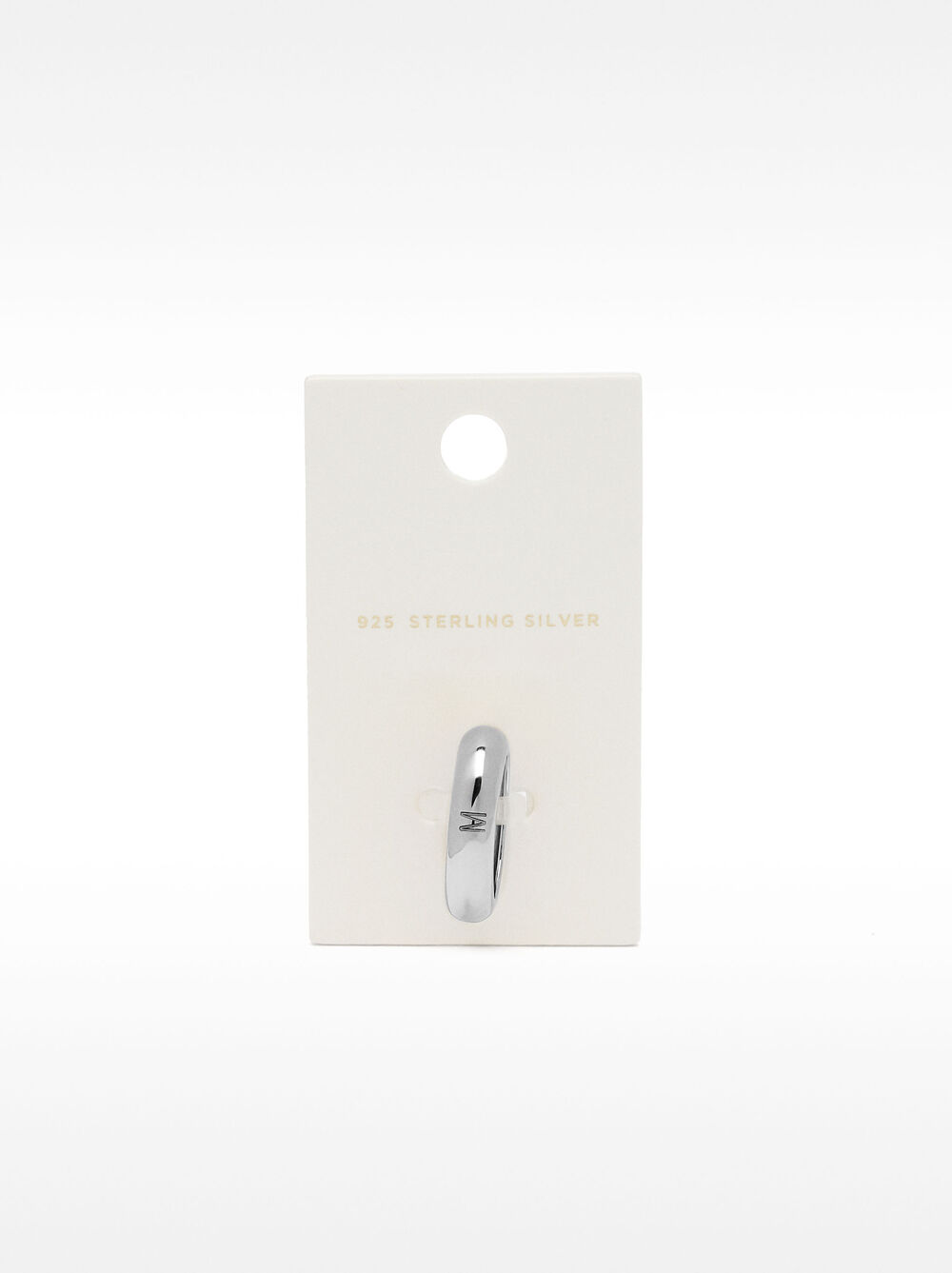 Smooth rounded ring - 925 sterling silver