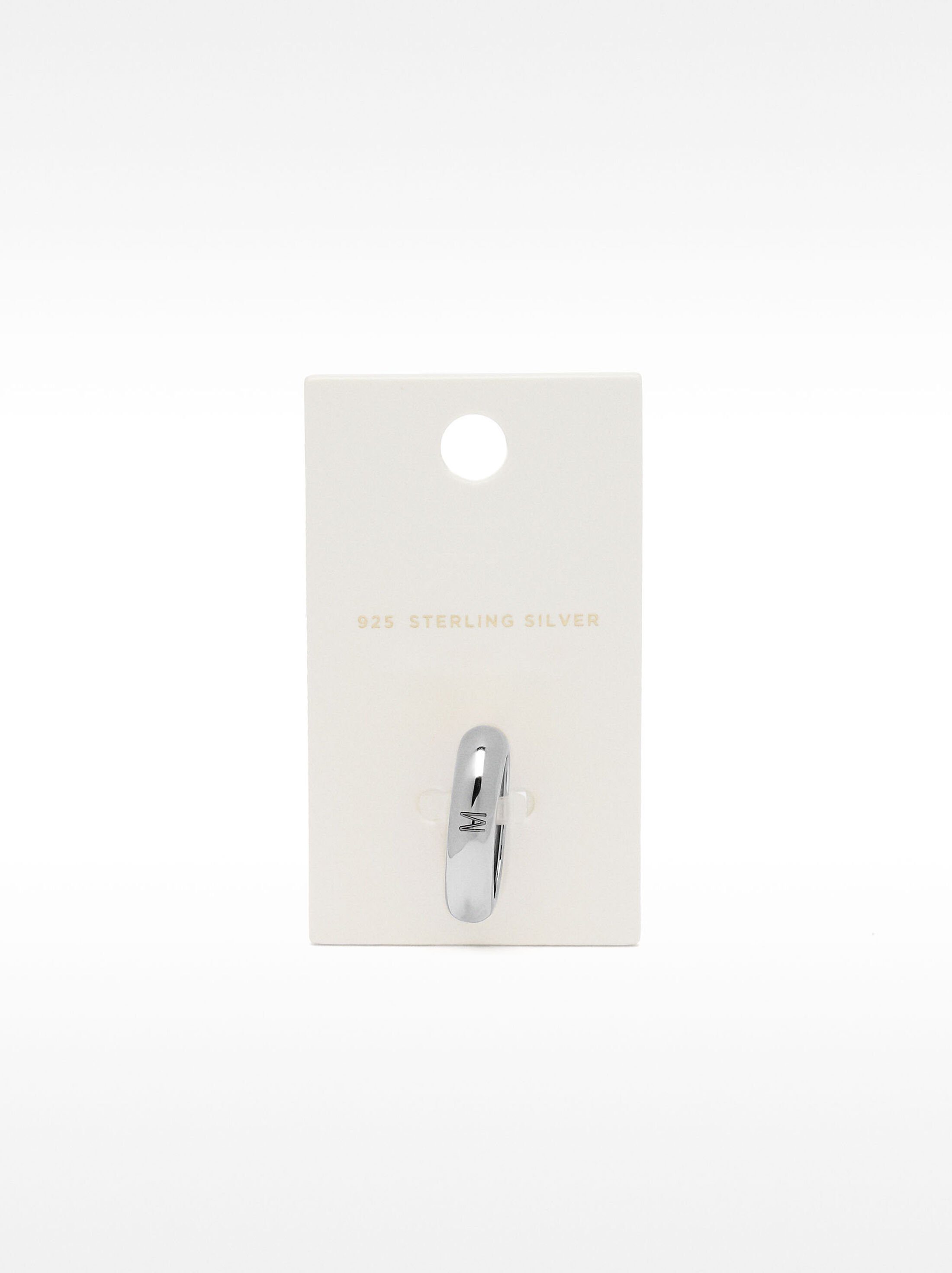 Smooth rounded ring - 925 sterling silver image number 3.0