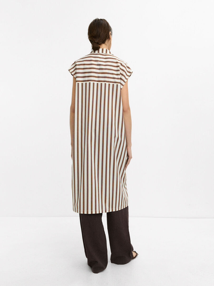 100% cotton shirt dress