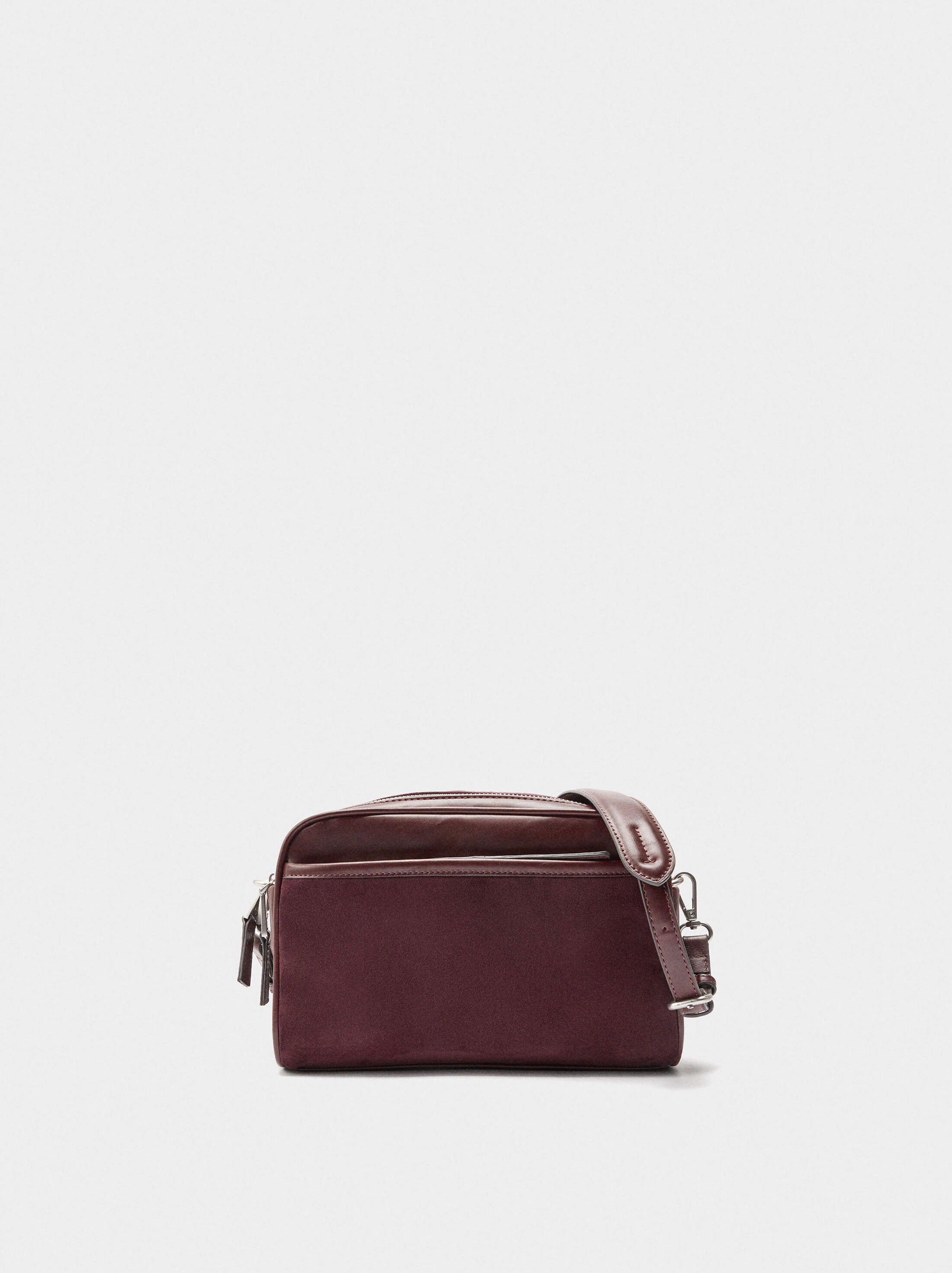 Crossbody bag contrast of textures image number 1.0