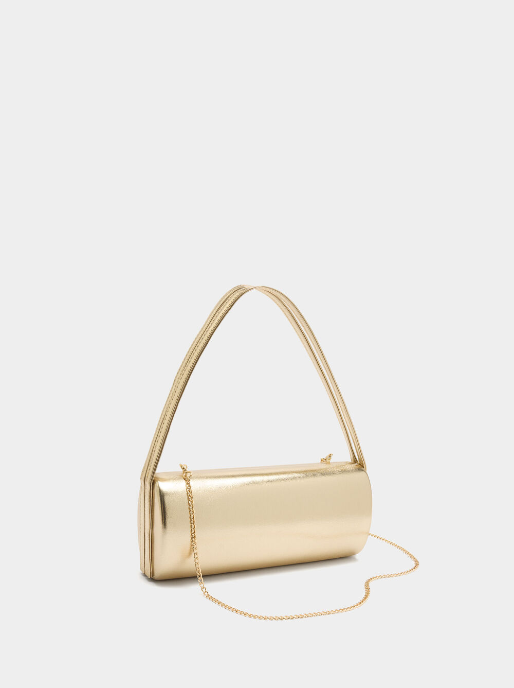 Cylindrical evening clutch