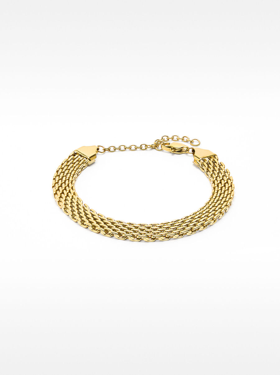 Pulsera de malla metálica - acero inoxidable