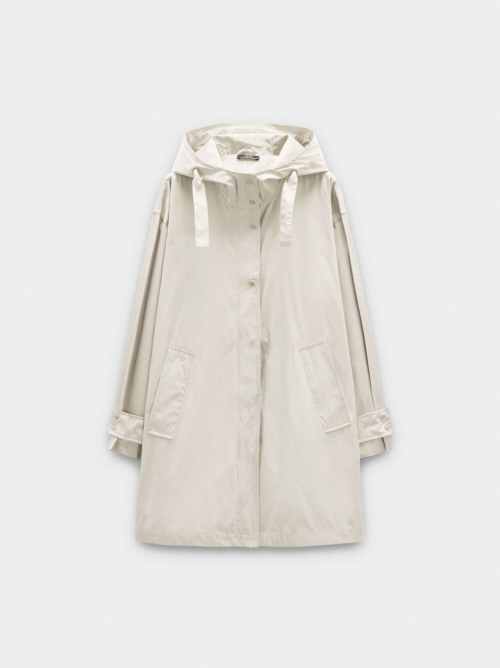 Light parka with hood