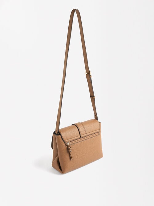 Crossbag with flap closure