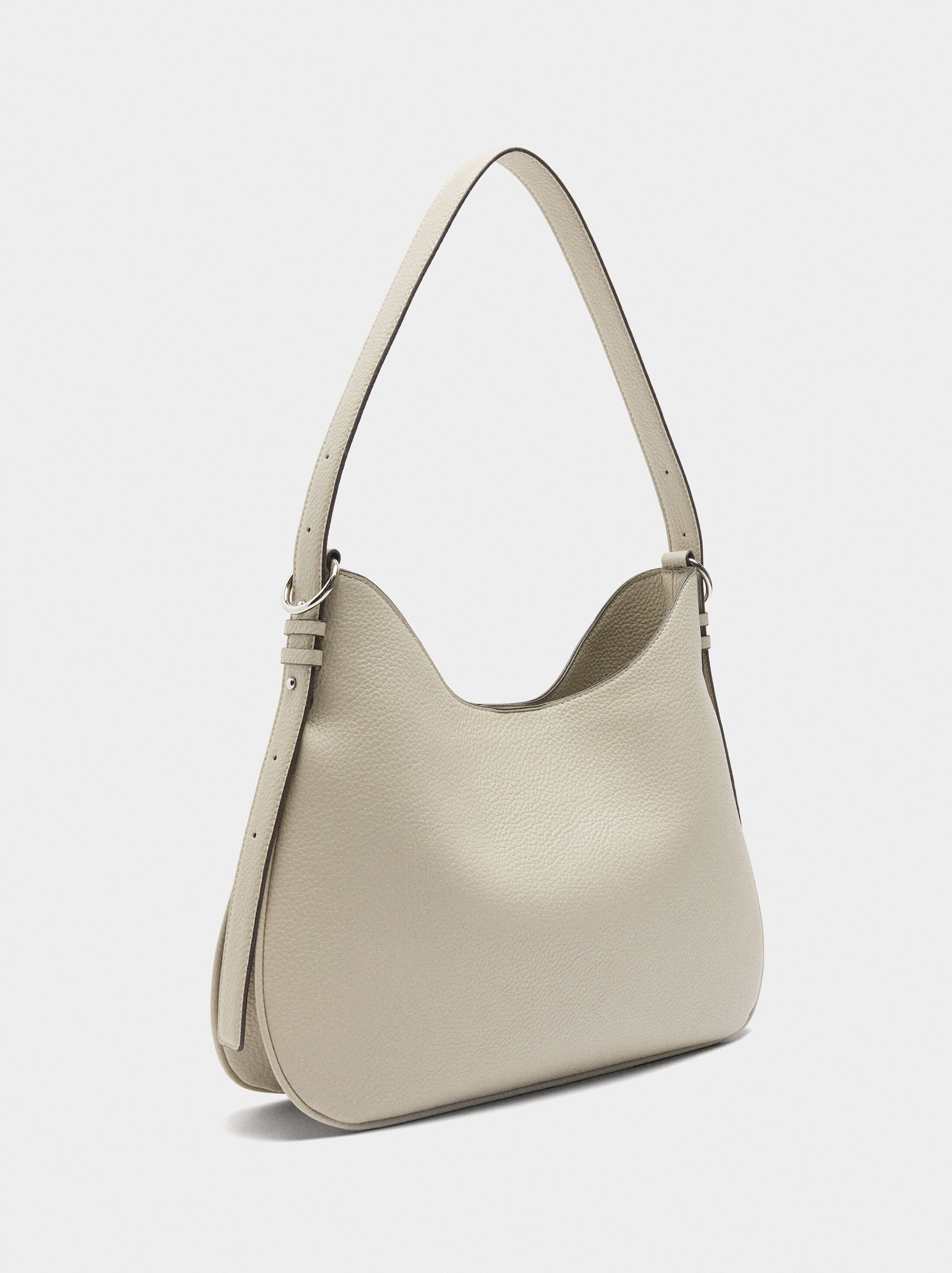 Shoulder bag with texture image number 2.0