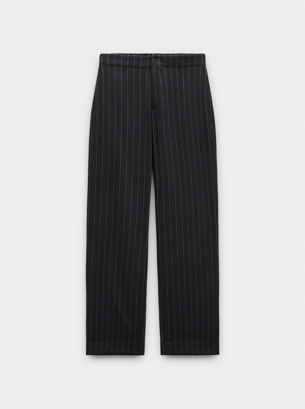 Trousers with pinstripe